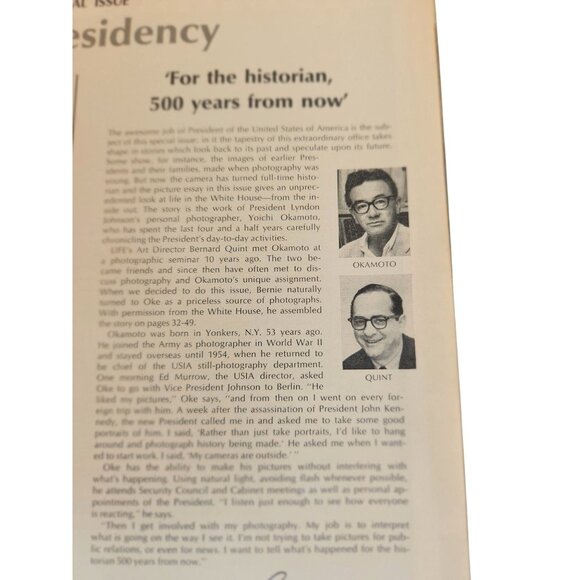 Life Magazine Special Issue: The Presidency July 5 1968 Vol. 65 No. 1 - Picture 11 of 15